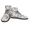 thumbnail image 5 of POLERO White Camo Hunting High Top Basketball Shoes for Men Wide Toe Walking Shoes Fashion Running Barefoot Sneaker Lace Up Tennis Walk Office Work Business Cycling Sneakers for Women Teens, 5 of 7