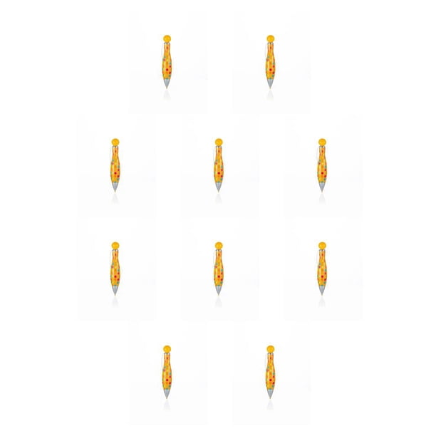Cateissary Point Drill Pen Bowling Style Herramienta de perforación multifuncional Suministro de bricolaje Accesorios de bordado Decoración de naranja 10piezas