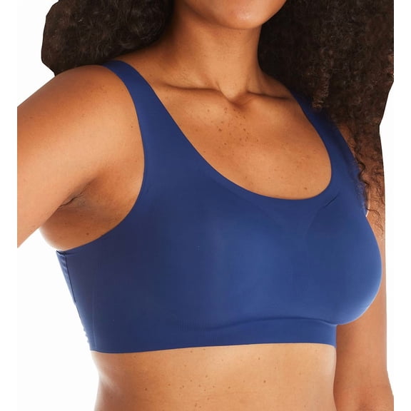 Women's Bali DF3491 Comfort Revolution EasyLite Seamless Wirefree Bra (In The Navy XL)