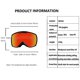thumbnail image 5 of Gafas de esquí cilíndricas grandes antivaho de doble capa para hombres y mujeres, equipo de esquí, gafas de esquí, gafas de nieve, color naranja, 5 of 5
