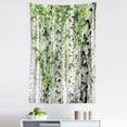 thumbnail image 1 of Forest Tapestry, Birch Trees in the Forest Summertime Wildlife Nature Outdoors Themed Picture, Fabric Wall Hanging Decor for Bedroom Living Room Dorm, 5 Sizes, White Green, by Ambesonne, 1 of 1