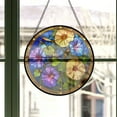 thumbnail image 3 of Stained Glass Window Hanging Morning Glory - Stained Glass Window Hanging Morning Glory, Festival Gift Ornament, Home Wall & Window Art, Brightens Any Space with Light, 3 of 6