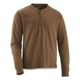 thumbnail image 3 of Guide Gear Washed Henley Long-Sleeve Tee Rifle Green 2XL Tall, 3 of 9