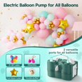 thumbnail image 2 of Bomba eléctrica para globos LooLaa, inflador de corriente alterna 3 en 1, llenado rápido, 110 V, 2 of 7