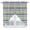 SlateBlue Lime Beige, variant on Swag Valance Curtains for Windows, Slate Blue Plaid Light Filtering Kitchen Curtains with Rod Pocket, Colorful Vintage Check Farmhouse Window Treatment Valances for Living Room, 36x63 - 2 PCS
