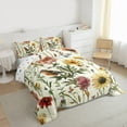 thumbnail image 3 of Feelyou Rustic Groovy Flower Twin Comforter Sets, Chinese Bedding Set, 2-Piece, 3 of 8