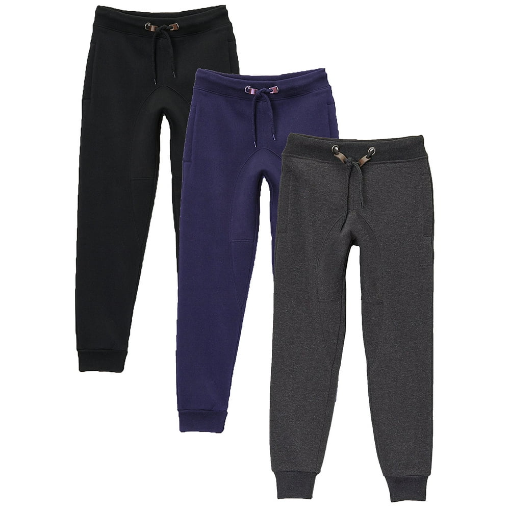 GBH - GBH Boy's Slim-Fit Fleece Jogger Sweatpants (S-XL)(3-Pack) - Walmart.com - Walmart.com