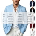 thumbnail image 4 of Danhjin Blazer Jackets for Men Lapel Button Down Business Casual Dress Suit Coats Office Work Formal Outwear, 4 of 8
