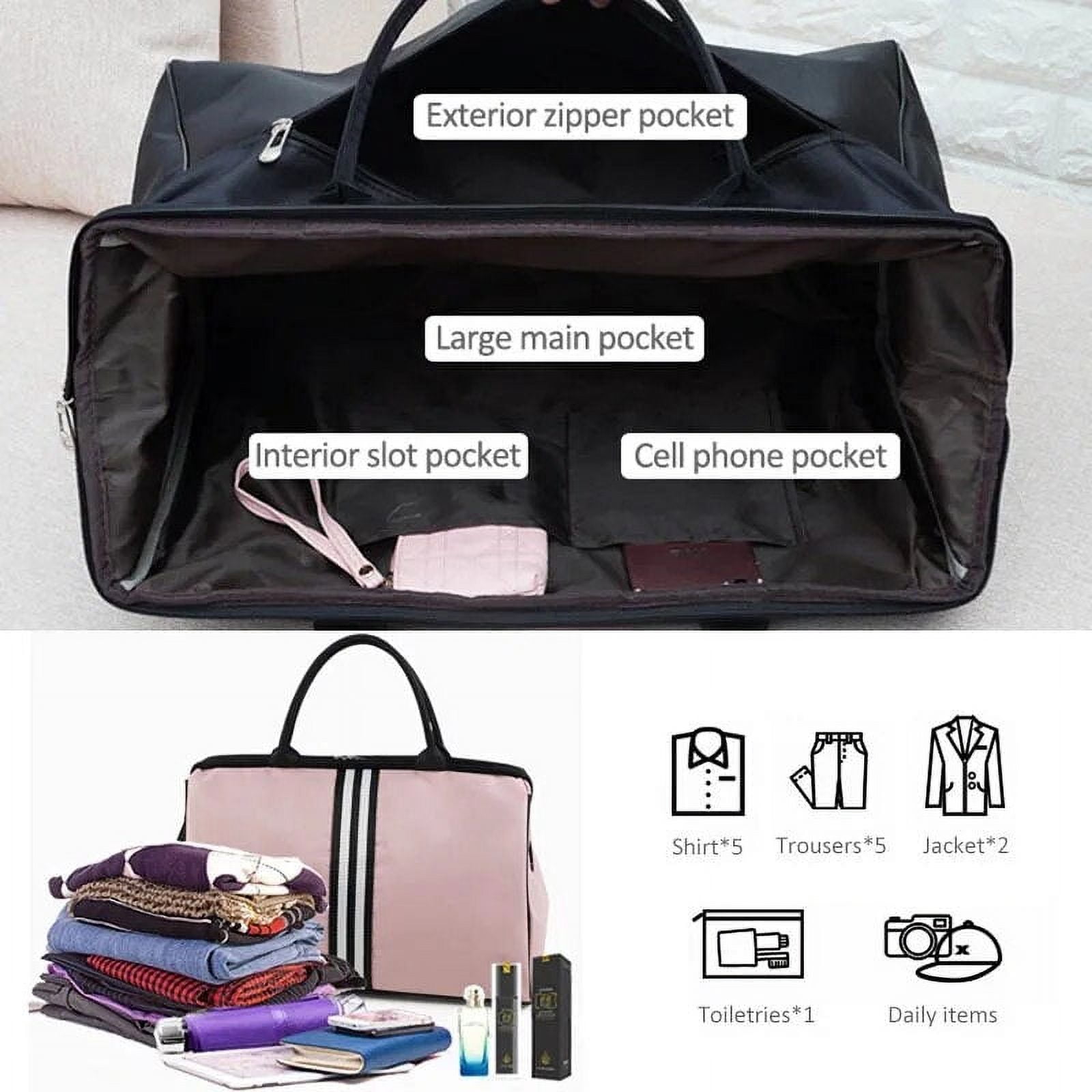 Bolso de Viaje de Fin de Semana Versión Coreana Bolso de Mano Grande Equipaje Bolsos de Viaje Plegables para Hombres 2023 Nuevo XA637ZC