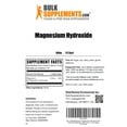 thumbnail image 6 of BulkSupplements Magnesium Hydroxide Powder- 1g per Serving - 500 Grams (1.1 lbs) - 500 Servings, 6 of 6