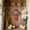 thumbnail image 5 of RKSTN Décoration Murale Rétro en Bois Croix Décoration Murale d'Entrée, 5 of 5
