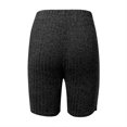 thumbnail image 7 of Women's Plus Size 2 Piece Outfits Ribbed Knit Matching Outfits T Shirt Shorts Sets Tracksuits Sexy plus Size Bathing Suit Compression Shorts Suit Womens Board Shorts Knee Length Swim Shorts for Women, 7 of 7