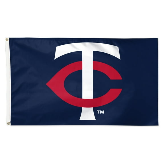 WinCraft Minnesota Twins 3' x 5' Logo Single-Sided Deluxe Flag