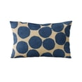 thumbnail image 5 of Plutus Brands Blue Plutus Spotty Dot Luxury Throw Pillow 20 in x 36in, Double Sided 20" x 36" King, 5 of 9