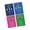 C, variant on Mahjong Table Guide Cards Set, 4 Double-Sided Tiles Shuffling Cards for Players and Beginners, Portable Gathering Aid