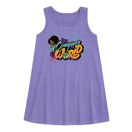 

Karma s World - Conquer The World - Toddler and Youth Girls A-line Dress