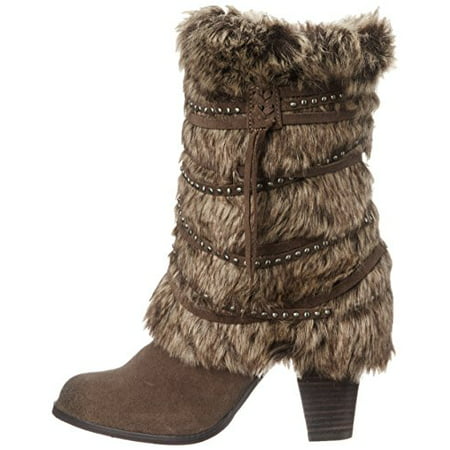 Naughty Monkey Women's Snow Cozy Heeled Boot - Walmart.com