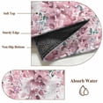 thumbnail image 6 of Pink Wisteria Area Rugs 6'x9', Washable Small Throw Rugs for Kitchen Dining room, Sprinng Summer Pastoral Flowers Botanical Indoor Outdoor Rug Non-Slip Low Pile Carpet Runner Reversible Floor Mats, 6 of 8