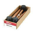 thumbnail image 3 of (3 pack) Hyper Tough 16 Ounce Rubber Mallet with Wood Handle TH70020A, 3 of 10