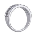 thumbnail image 5 of 0.60 T.C.W Brilliant Round and Baguette Cut Natural Diamond Wonderful Engagement Eternity Band for Women Solid 950 Platinum Size 3, 5 of 8