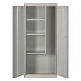 thumbnail image 2 of Sandusky Lee Value Line 30"W x 66"H x 15"D Steel Janitor Supply Cabinet, Dove Gray, 2 of 2