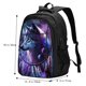 thumbnail image 5 of Easygdp Feathered Wolf Mochila para Laptop de Viaje con Puerto USB, Mochila para Laptop con Puerto de Carga USB para Mujeres y Hombres, 5 of 7