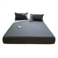 thumbnail image 4 of SIfdSeng Get it Fast Piece Thickened Solid Color Bed Cover Class A Full Solid Color Washed Baby and Grade Bedspread Cover Imitation Pure Bed Sheet Cover for Summer, 4 of 5