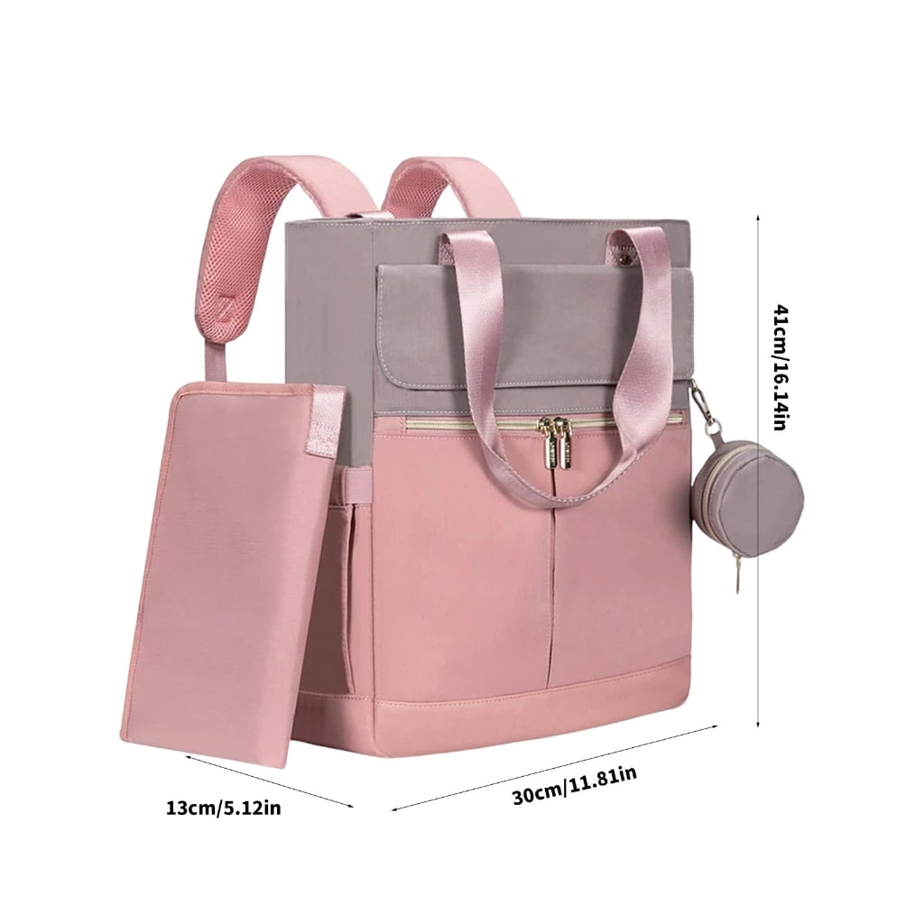 Lightweight Tear Resistant Diaper Bag With Quick Access Pockets Shoulder Strap