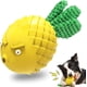 thumbnail image 1 of cepillo de dientes chirriante para perros, indestructible, duradero, de caucho natural, para perros y cachorros pequeños y medianos, cuidado dental para mascotas, color amarillo., 1 of 5