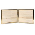 thumbnail image 1 of Lawrence Frames 7x5 Hinged Double Simply Gold Metal Picture Frame, 1 of 1