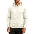 thumbnail image 6 of Men's UPF 50+ Sun Protection Athletic Shell Jacket Lightweight Quick Dry Hooded Windbreaker with Zip Pockets for Hiking Fishing Travel, Gray, XS, 6 of 6