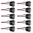 Waterproof On Offs Round Rockers Switches 2 Pin 12V Toggle Power ...