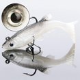 thumbnail image 3 of 5 Piezas Señuelo de Pesca de Lubina Negra Kit de Pesca de Trucha Aparejos de Pesca de Lucio Juego de Señuelos de Pesca, Cebo de Pesca de Mar y Agua Dulce con Gancho, 3 of 4