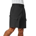thumbnail image 6 of COSFO Men Cargo Shorts Summer Casual Black Shorts Slim Fit with Multi Pockets Work Shorts, 6 of 7