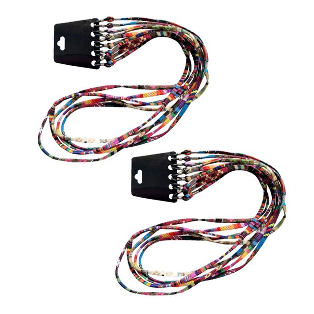 2x 5x Gafas de terre Cordón para El Cuello Correa para Anteojos Cordón Titular Hombres Mujeres Suave Yuyangstore Cuerda de anteojos