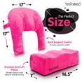 thumbnail image 3 of Brazilian Butt Lift Pillow + Back Support Cushion – Dr. Approved – Pink, 3 of 7