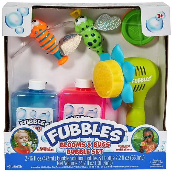 Fubbles Blooms & Bugs Bubble Set
