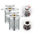 thumbnail image 1 of Iodue Drain Rack Stainless Steel Floor Drain Filter 2024 New Bathtub Sink Strainer Up Sink Filter Rustproof Sink Strainer Bathroom Sink Strainer For Kitchen Bathtub, 1 of 4