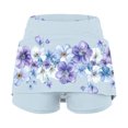 thumbnail image 3 of Miqool Womens Tennis Skirt with Pockets Inner Shorts Retro Floral High Waisted Athletic Golf Skort Skirts for Workout Sports Running Pickleball, 3 of 6