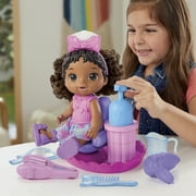 Baby Alive: Sudsy Styling 14-Inch Doll Black Hair, Brown Eyes Kids Toy for Boys and Girls