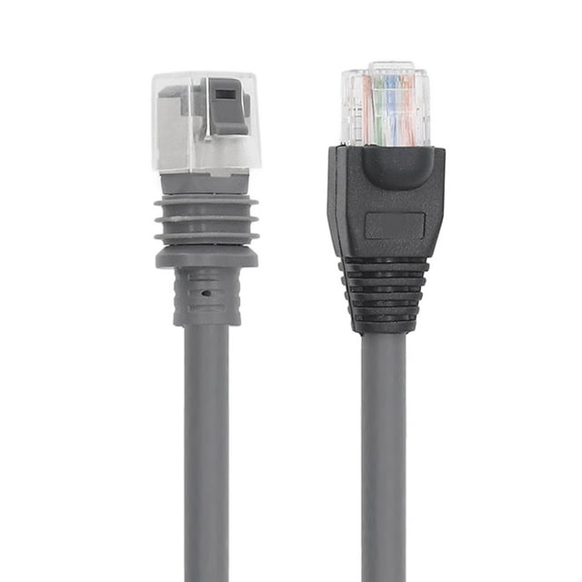 Mini Cable, 1200mbps High Speed Transfer Water Proof Portable Ethernet Extension Cable with Protective End Caps for Indoor Outdoor Use, Plug and Play