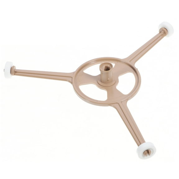 LABSERRON Replacement Part Microwave Turntable Ring Triple Arm Support 1Pcs Brown PVC 17.0x1.4x1.4in Even Heating