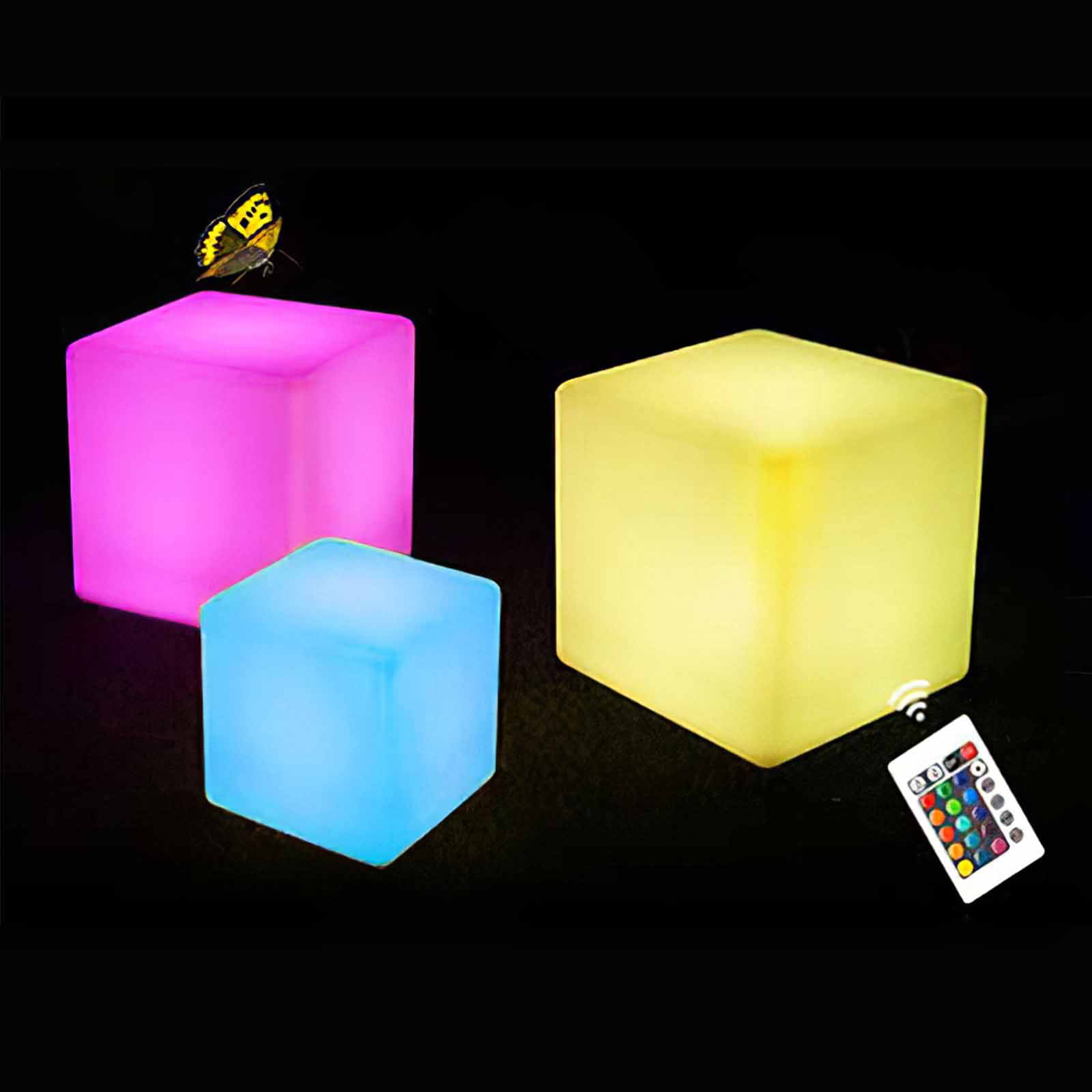 RGBW 35x35 LED RGBW rechargeable luminous cube