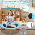 thumbnail image 6 of WOWLAND 3FT Toddler Trampoline with Handlebar for Age 1-6, Max Load 220LBS 36'' Indoor Mini Trampoline for Kids, Small Trampoline for Toddlers, Noise Free, Quick Assembly, 6 of 7