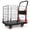 Black Red 28.5" × 19.1", variant on Platform Truck, 330 lbs, High-Strength, Flatbed Design, Rolling, Push Handle, Blue Color
