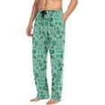 thumbnail image 5 of FREEAMG Kiwi Cocktail Pattern Pajama Pants for Men, Men's Separate Bottoms, Pure Cotton Comfortable Lounge Pants?151?, 5 of 7