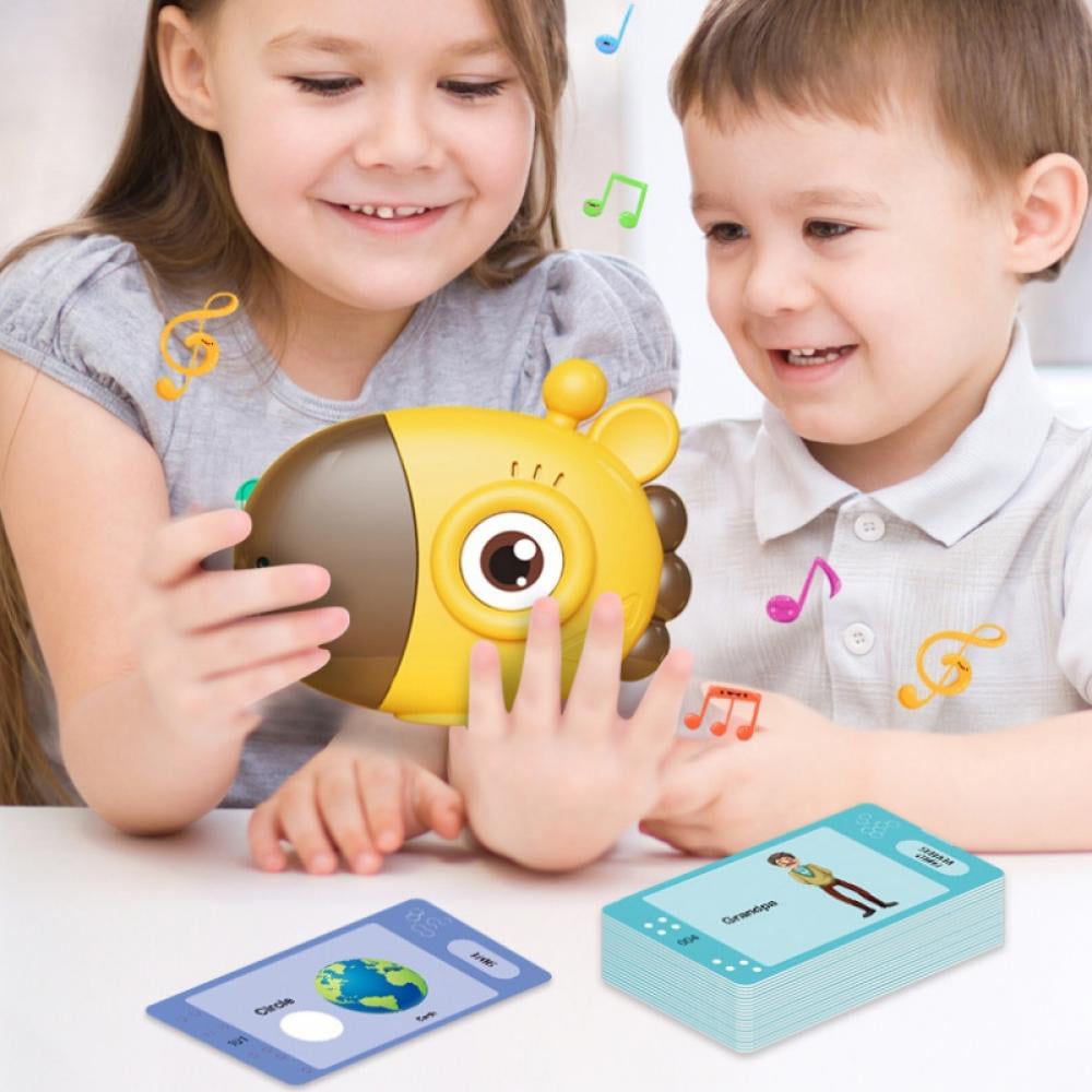 Talking Flash Cards Learning Toys for Toddlers 2 3 4 5 6 Years Old with  Sound Effect, Toddler Toys for Girls and Boys