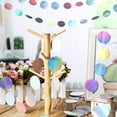 thumbnail image 4 of 10PCS Glitter Paper Circle Dots Circle Garlands Coin Garland Hanging Banners Dot Streamer Backdrop Background Decor for Birthday Baby Shower Wedding Party, 4 of 7