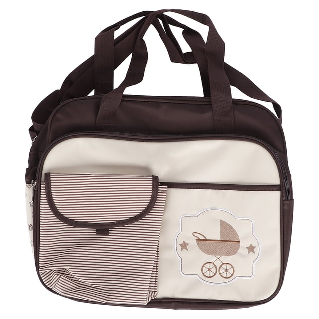 Bolsa para cochecito de pañales, bolsa para pañales para cochecito, botella de leche grande, bolsa para pañales, bolsa para pañales, parte superior de la línea