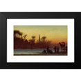 thumbnail image 2 of Charles Théodore Frère 18x12 Black Modern Framed Museum Art Print Titled - Near Manfalout, Egypt, 2 of 5
